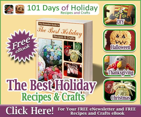 The Essential Guide to the Best Holiday Recipes & Crafts: 20 Ideas for a DIY Christmas, Thanksgiving, & Halloween is exactly what you need to make this holiday season better than any other. You will love the wide array of projects and recipes in this free eBook. Gifts, home decor, and decadent desserts are featured among other amazing options. They'll make a statement in your home and will be remembered for years to come! Plus, you'll get an unbelievable response from family and friends when you make these recipes and crafts. Use this guide to get a jump on your holiday preparations so you can enjoy a no-stress holiday season. 