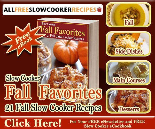 Plan tasty fall slow cooker recipes to enjoy throughout the season with our free guide, Slow Cooker Fall Favorites: 21 Fall Slow Cooker Recipes. This free eCookbook is packed with the season's best slow cooker recipes, including fall slow cooker stews, fall slow cooker soup recipes, fall main dish ideas, fall side dishes, festive fall drink recipes, fall dessert recipes, and more! This collection of autumn slow cooker recipes can't be missed.