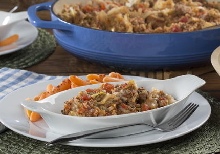 Hearty Beef & Cabbage Skillet