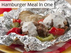 Hamburger Meal in One