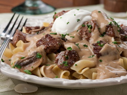 Stylish Beef Stroganoff