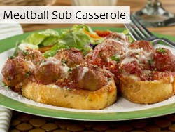 Meatball Sub Casserole Meatball Sub Casserole