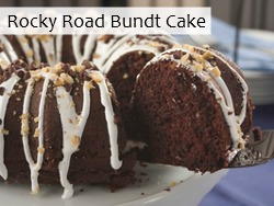 Rocky Road Bundt Cake