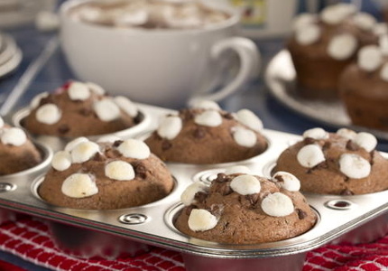 Hot Chocolate Muffins