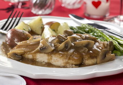 Chicken Marsala for Two