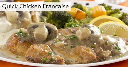 Quick Chicken Francaise