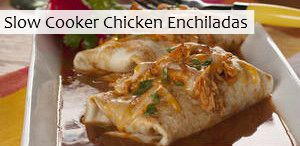 Slow Cooker Chicken Enchiladas