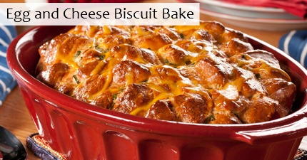 Egg and Cheese Biscuit Bake