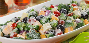 Broccoli and Cheese Salad