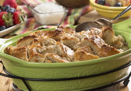 Coconut Bread Pudding