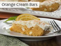 Orange Cream Bars