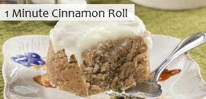 1 Minute Cinnamon Roll
