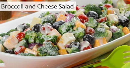 Broccoli and Cheese Salad