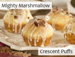 Mighty Marshmallow Crescent Puffs