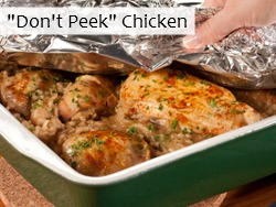 "Don't Peek" Chicken