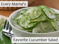 Every Mama's Favorite Cucumber Salad