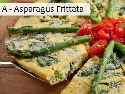 A - Asparagus Frittata A - Asparagus Frittata