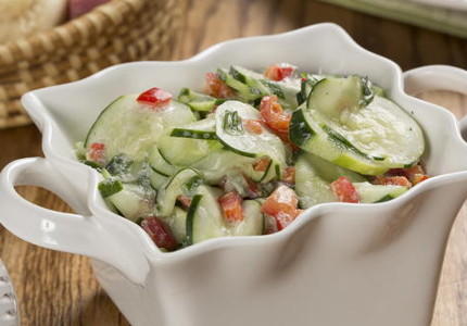Crisp Cucumber Salad