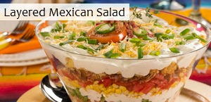 Layered Mexican Salad Layered Mexican Salad