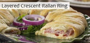 Layered Italian Crescent Ring