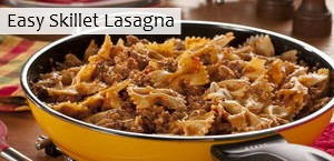 Easy Skillet Lasagna