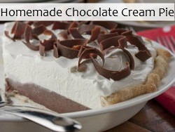 Homemade Chocolate Cream Pie