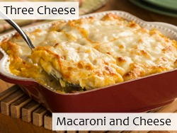 Three Cheese Macaroni and Cheese