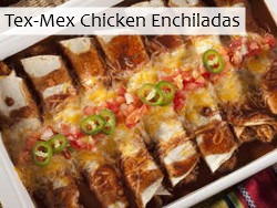 Tex-Mex Chicken Enchiladas