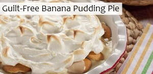 Guilt-Free Banana Pudding Pie