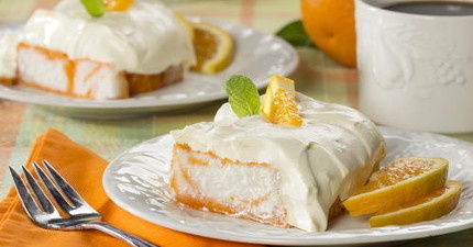 Orange Dream Angel Cake