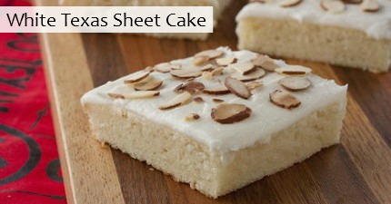 White Texas Sheet Cake