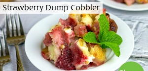 Strawberry Dump Cobbler