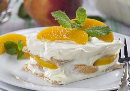 Peachy Keen Icebox Cake