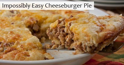 Impossibly Easy Cheeseburger Pie