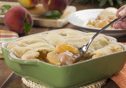 Cookie Peach Cobbler