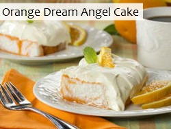 Orange Dream Angel Cake