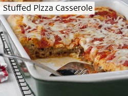 Stuffed Pizza Casserole