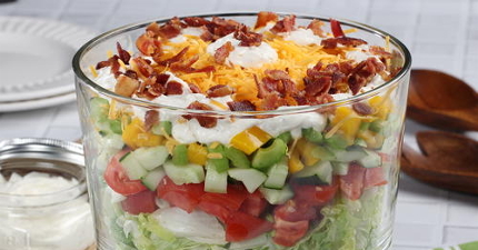 Heavenly Layered Salad