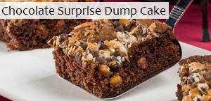 Chocolate Surprise Dump Cake