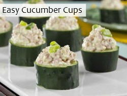 Easy Cucumber Cups