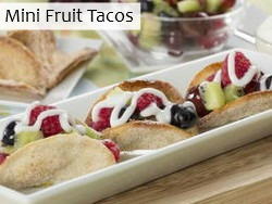 Mini Fruit Tacos