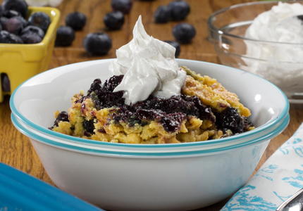 Citrus Berry Dump Cake