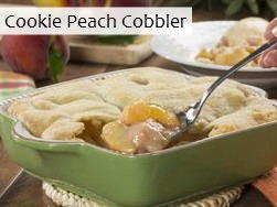 Cookie Peach Cobbler