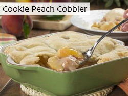 Cookie Peach Cobbler
