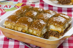 Oven Baked Cheeseburger Sliders