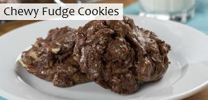 Chewy Fudge Cookies