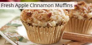 Fresh Apple Cinnamon Muffins