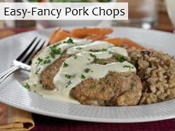 Easy-Fancy Pork Chops