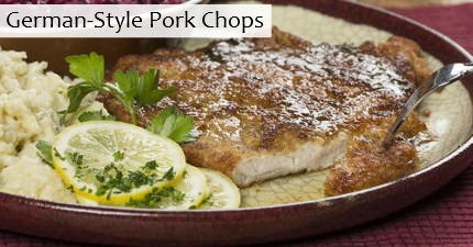 German-Style Pork Chops