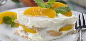 Peachy Keen Icebox Cake